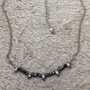 Lia sophia necklace Black Stones/cz Claws!